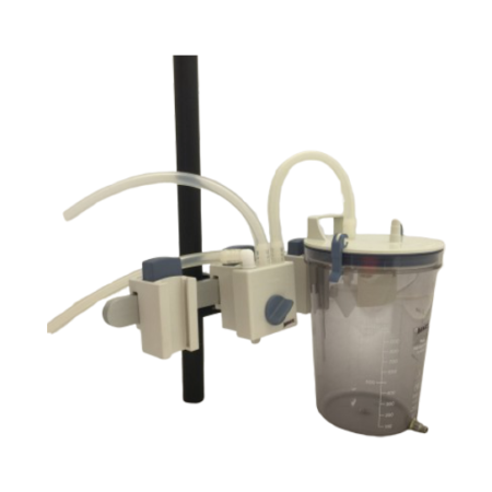 C-10040-1 – IV Pole Clamp for Canisters, Change-over Valve with Clamp Holder and Tubing Set C-10040-1 – IV Pole Clamp for Canisters, Change-over Valve with Clamp Holder and Tubing Set